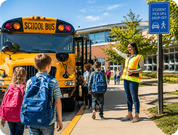 Transport for Schools | Safe Student Pickup & Drop-off
