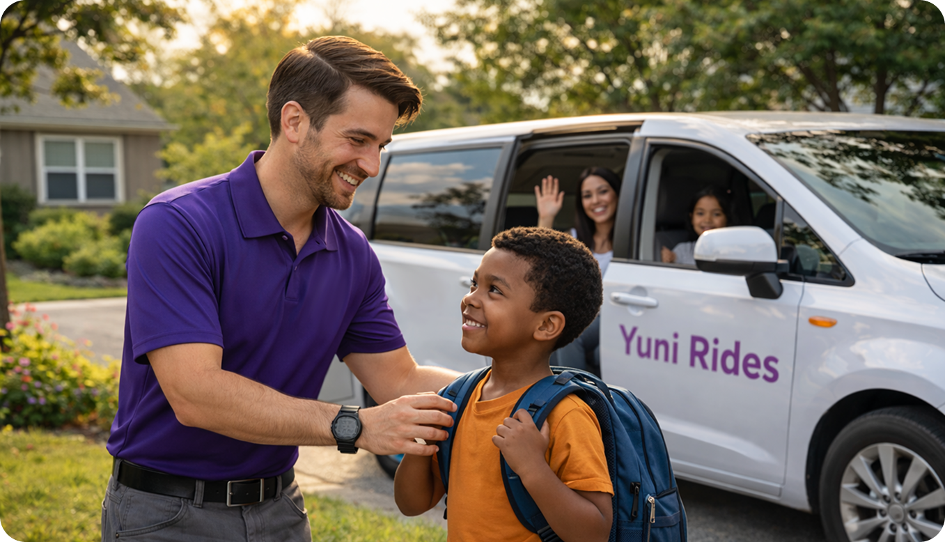 Yunirides driver with child